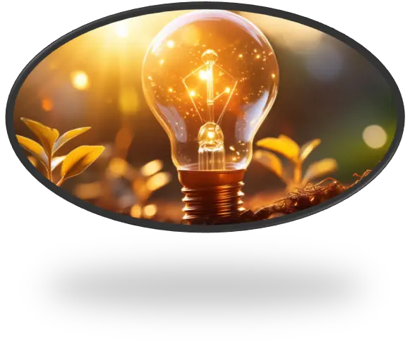 Light Bulb Image Idea Representation